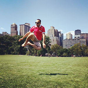 Jump in Central park